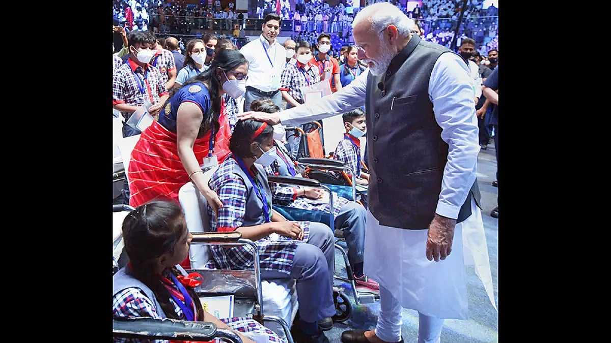 PM Modi at Pariksha Pe Charcha programme 