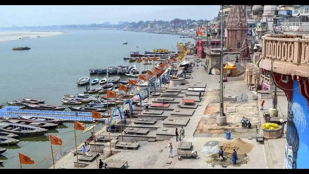 Ganga ghat in Varanasi