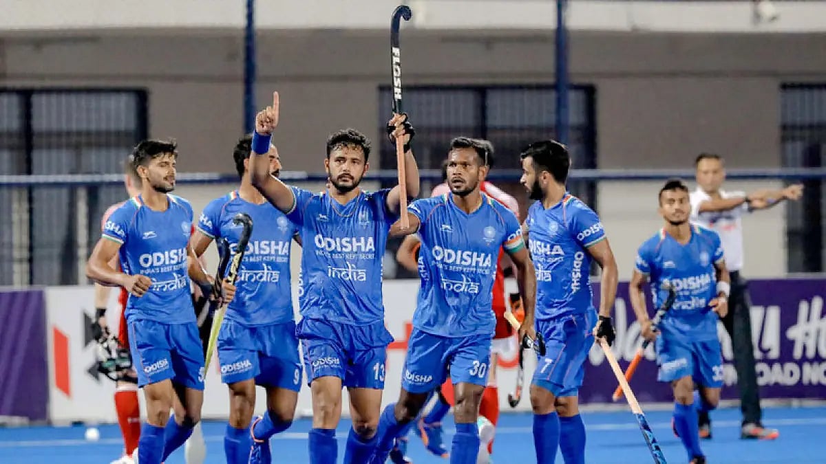 India captain Harmanpreet Singh contributed with a goal against New Zealand in FIH Pro League 2022-23.