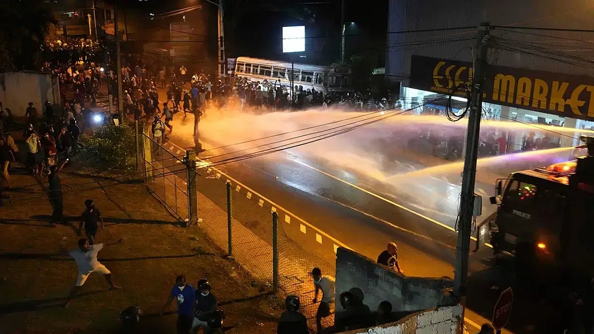 Representative photo of protests in Sri Lanka