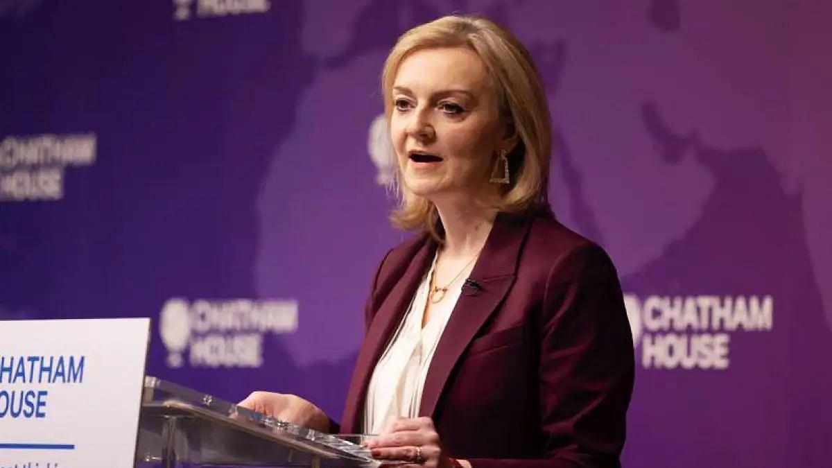 UK Foreign Secretary Liz Truss