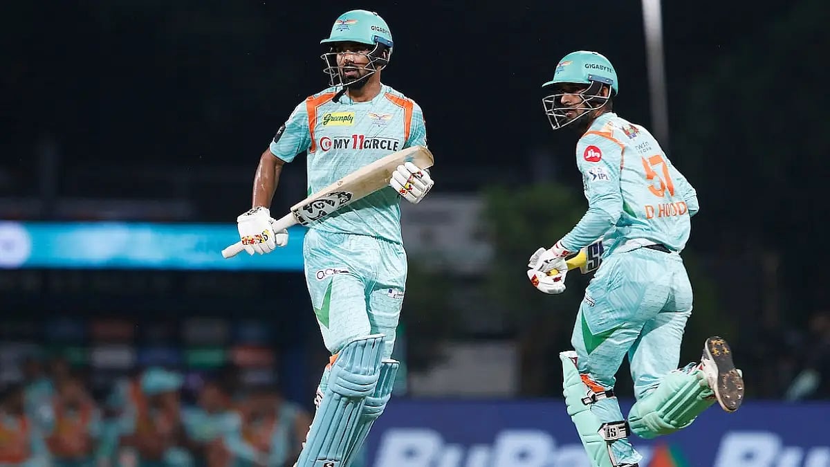 KL Rahul scored 68 while Deepak Hooda hit 51 in LSG’s IPL 2022 match against SRH on Monday.