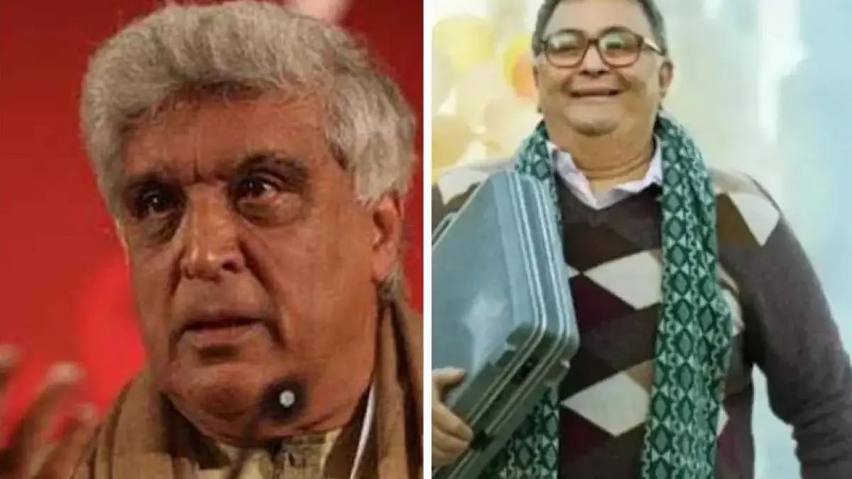 Javed Akhtar and Rishi Kapoor