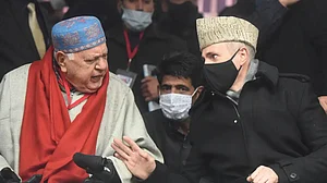 NC leaders Farooq and Omar Abdullah | Credit: Getty Images