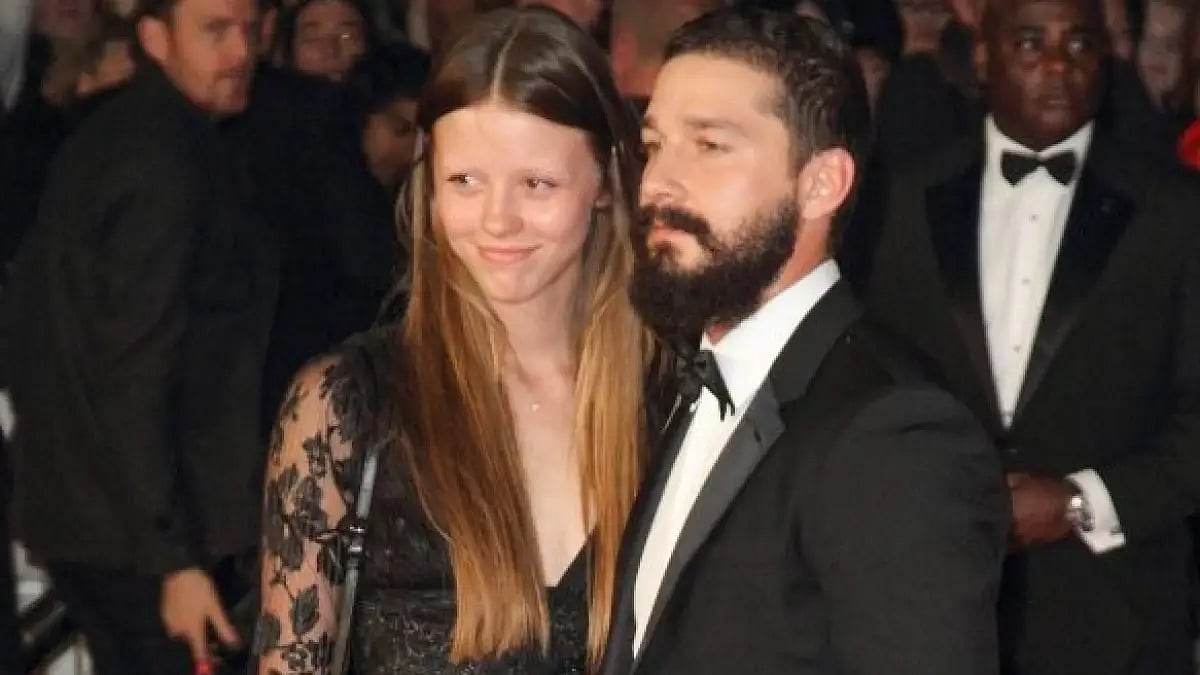 Shia LaBeouf and Mia Goth