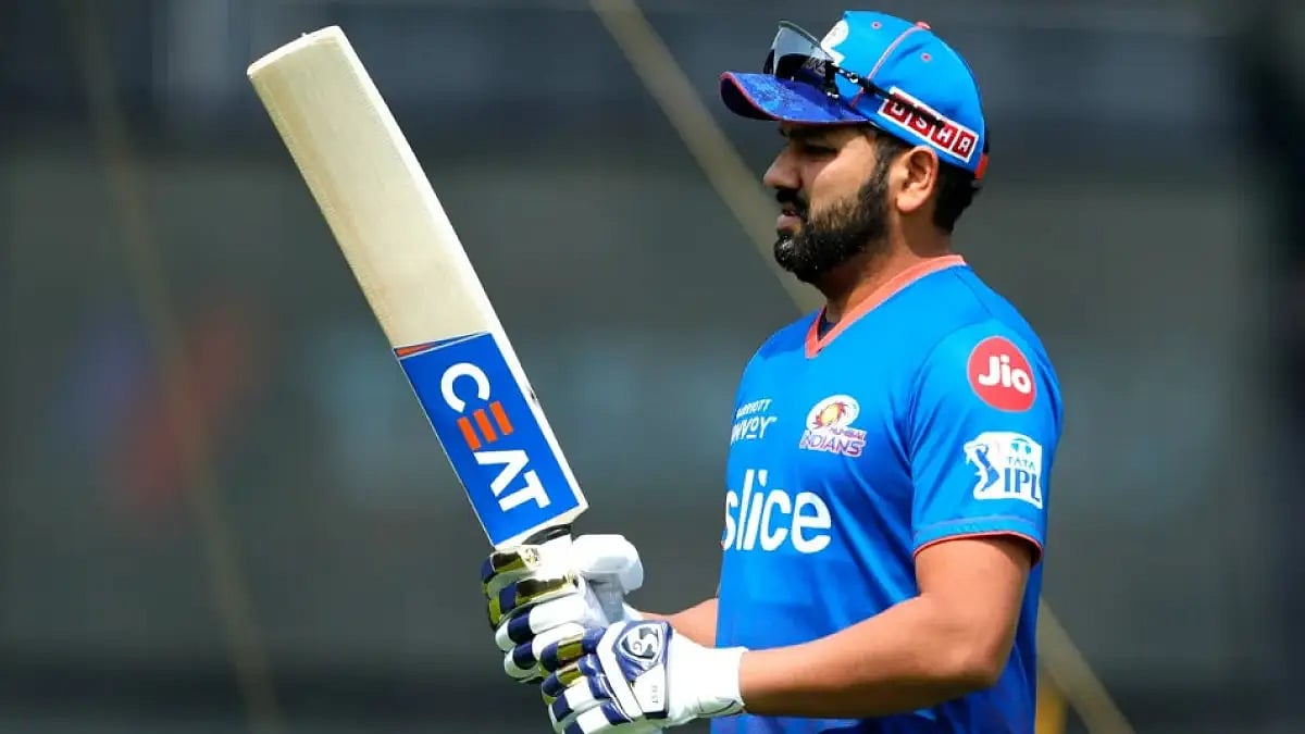 Mumbai Indians captain Rohit Sharma has scored 41 and 10 in two IPL 2022 matches so far. 