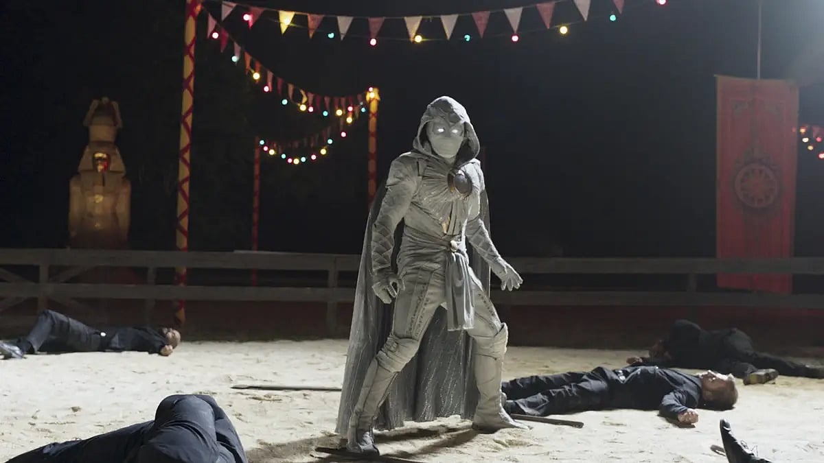 A still from the show 'Moon Knight'