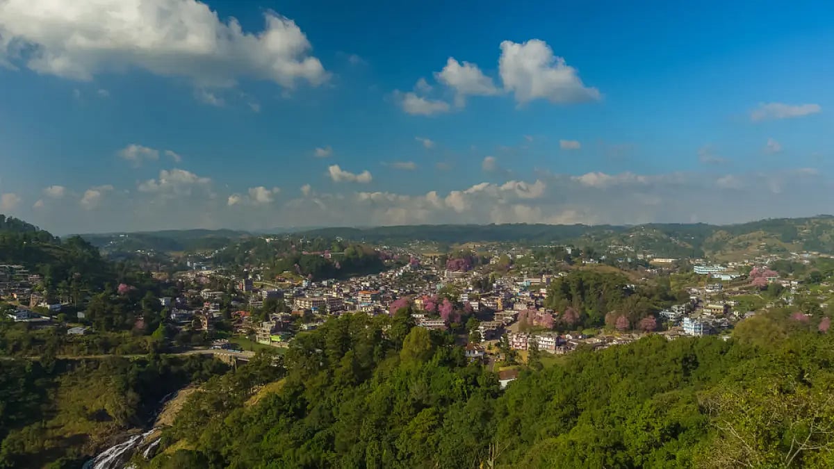Mawsynram on a clear day 
