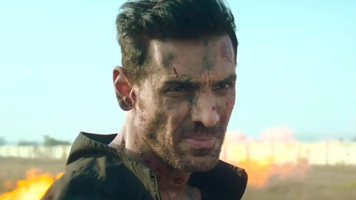 Actor John Abraham in 'Attack'