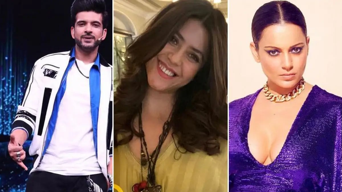 Karan Kundrra, Ekta Kapoor and Kangana Ranaut
