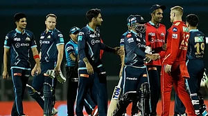 Gujarat Titans registered hat-trick of wins in IPL 2022 on Friday night. PBKS vs GT highlights here.