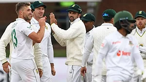 Wiaan Mulder was the wrecker-in-chief vs Bangladesh with three wickets. SA vs BAN highlights here.