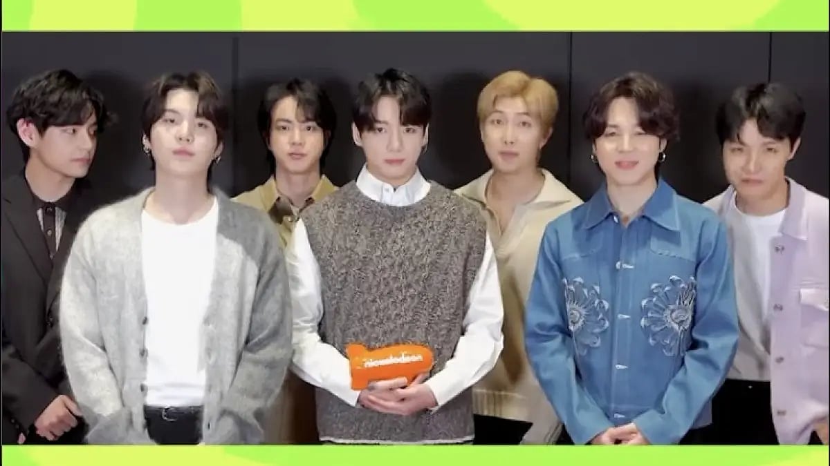 BTS message at Kids' Choice Awards 2022