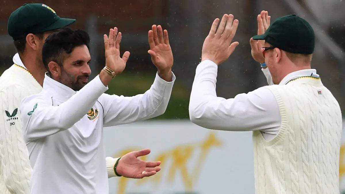 Keshav Maharaj provided the first two breakthroughs to South Africa in the fourth innings on Sunday.