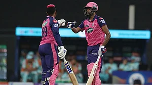 Ravichandran Ashwin put together 68 runs for the fifth wicket with Shimron Hetmyer against LSG.