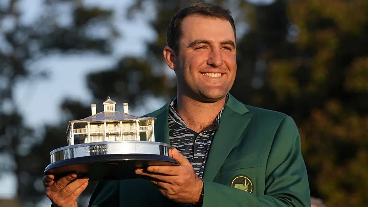 File image of world number one golfer Scottie Scheffler. - null