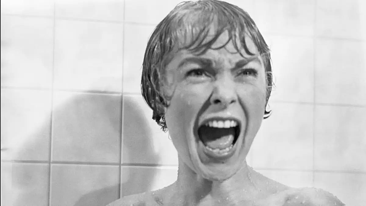 A still from Alfred Hitchcock's 'Psycho'