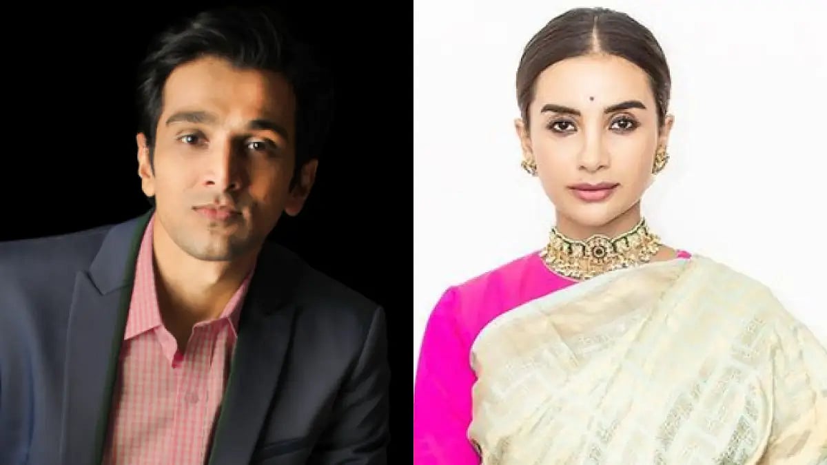 Actors Pratik Gandhi and Patralekhaa