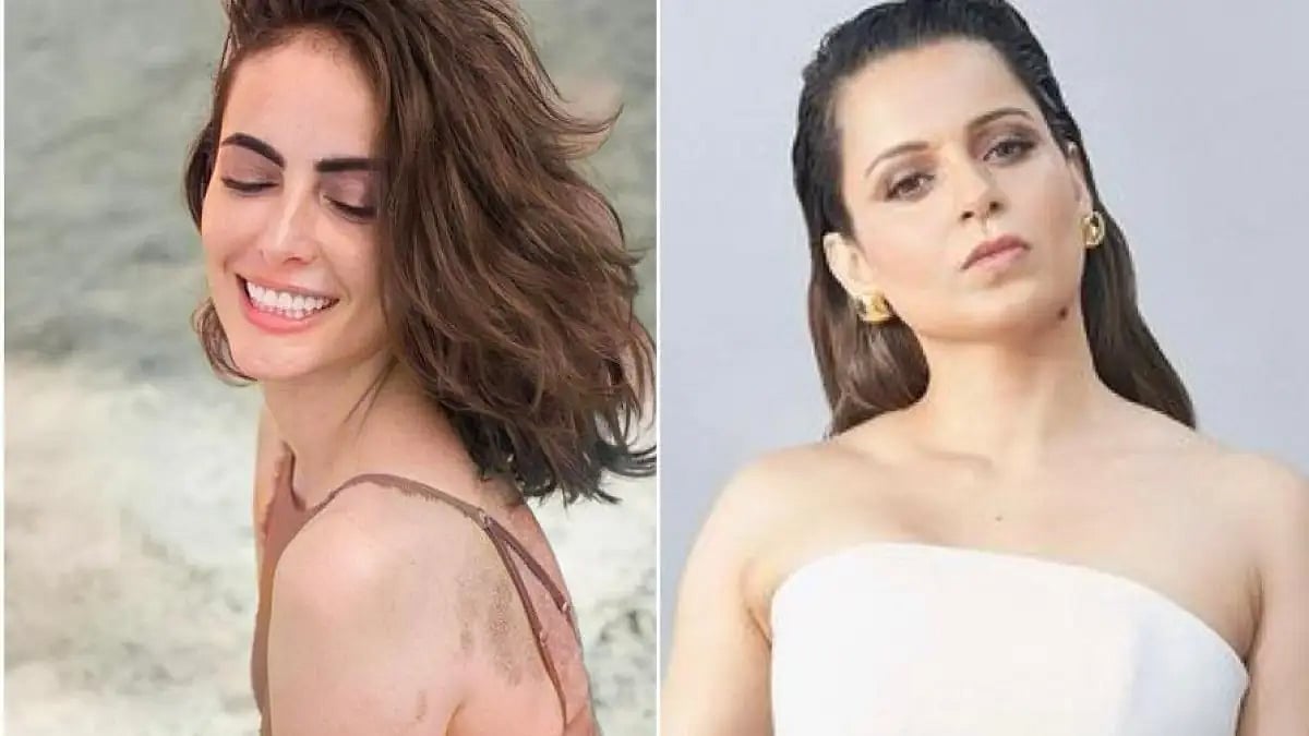 Mandana Karimi and Kangana Ranaut 