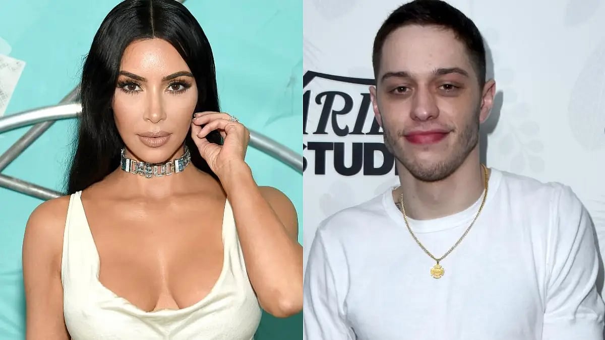 Pete Davidson and Kim Kardashian