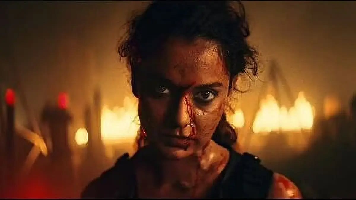 Actress Kangana Ranaut in the film 'Dhaakad'