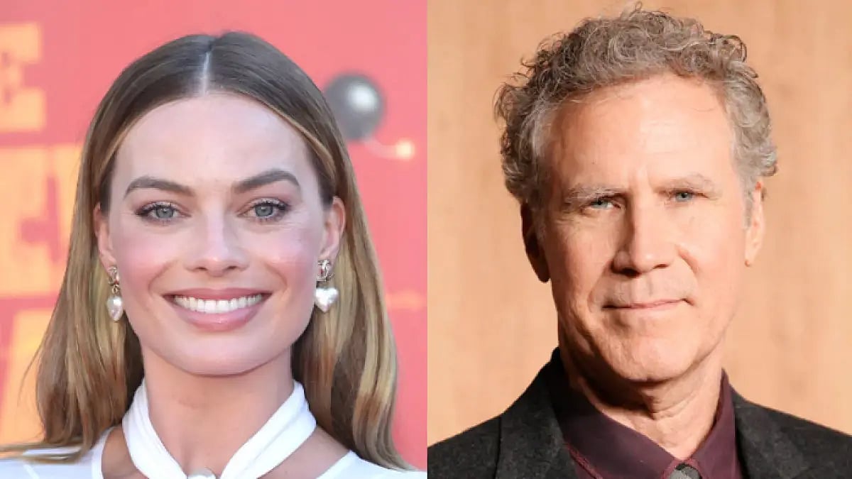 Margot Robbie and Will Ferrell