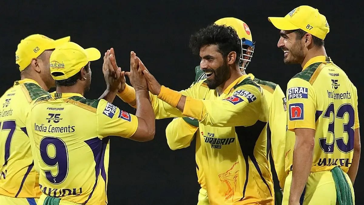 Ravindra Jadeja returned figures of 3/39 against RCB in an IPL 2022 match on Tuesday.