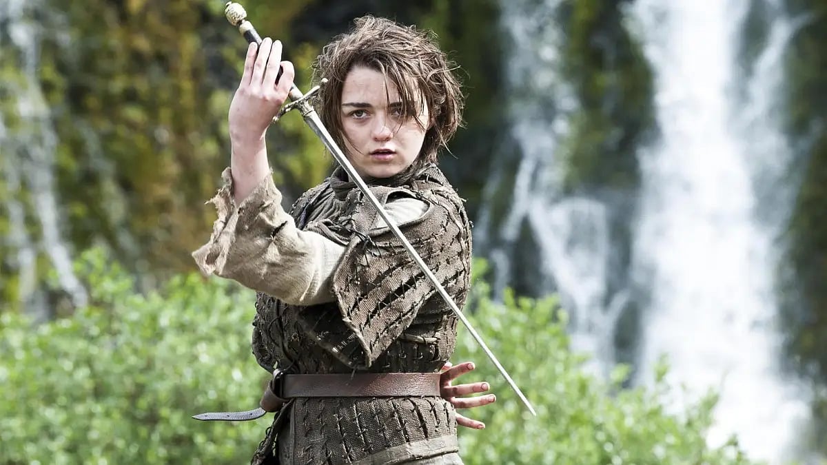 Actress Maisie Williams as Arya Stark in ‘GoT’