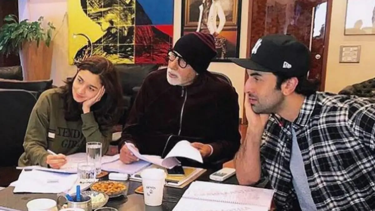 Amitabh Bachchan, Ranbir Kapoor, Alia Bhatt