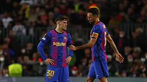 Barcelona were the UEFA Europa League title favorites, looking to win the one trophy not in their collection.