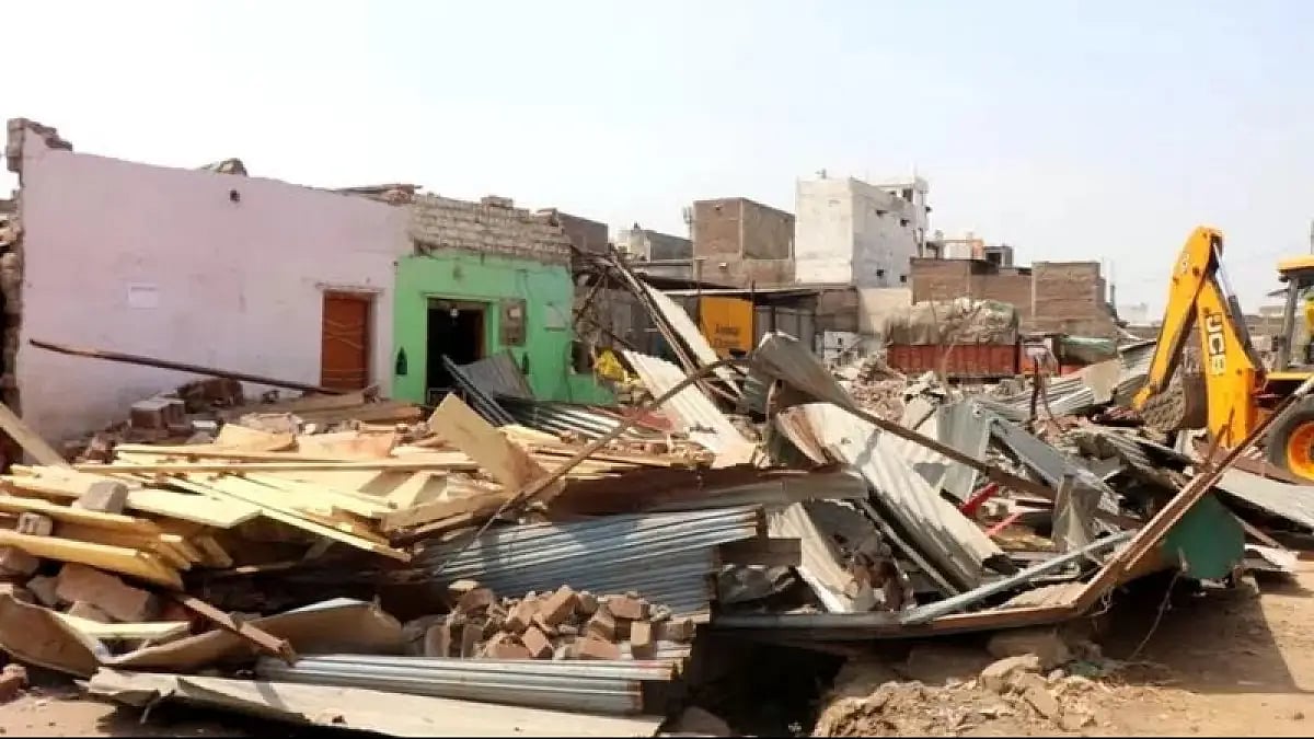 Muslim houses demolished in Madhya Pradesh 