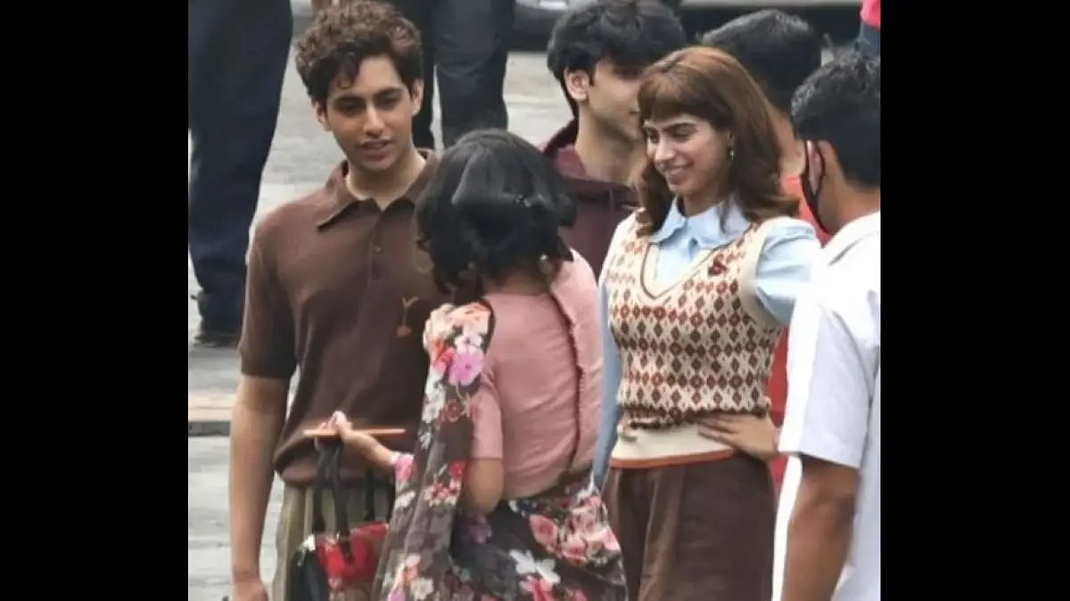 A Still From The Shoot Of 'The Archies'