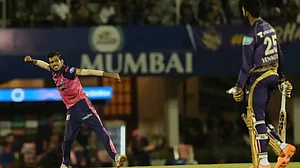 Yuzvendra Chahal was named the Player of the Match against Kolkata Knight Riders on Monday.