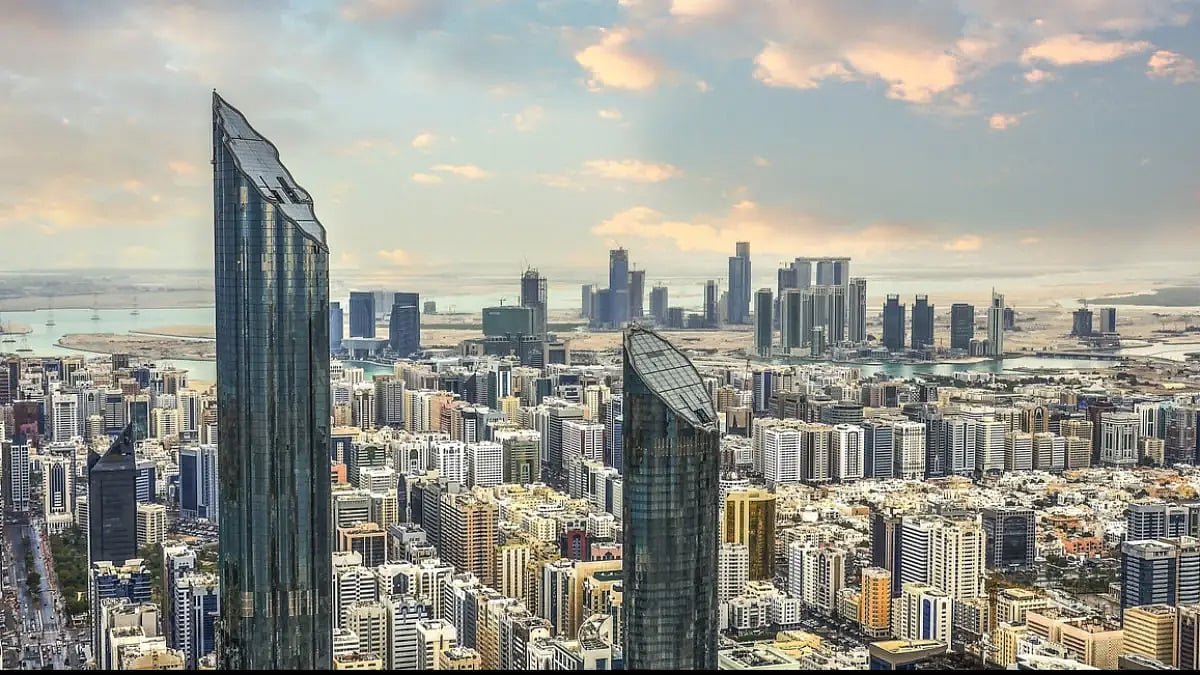 Skyscrapers in Abu Dhabi, United Arab Emirates