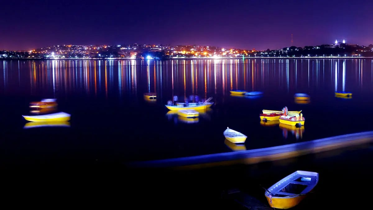 Nightfall at the Upper Lake, Bhopal