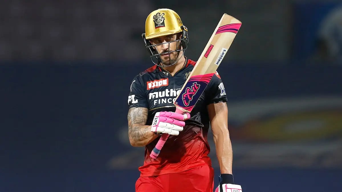 Faf du Plessis was named the Player of the Match in LSG vs RCB IPL 2022 game on Tuesday.