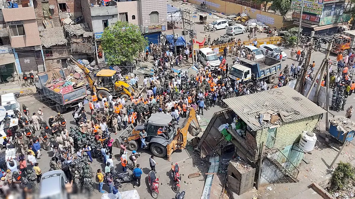 Jahangirpuri Demolition Drive Against Illegal Rohingyas And Bangladeshis Has Made AAP Nervous: BJP