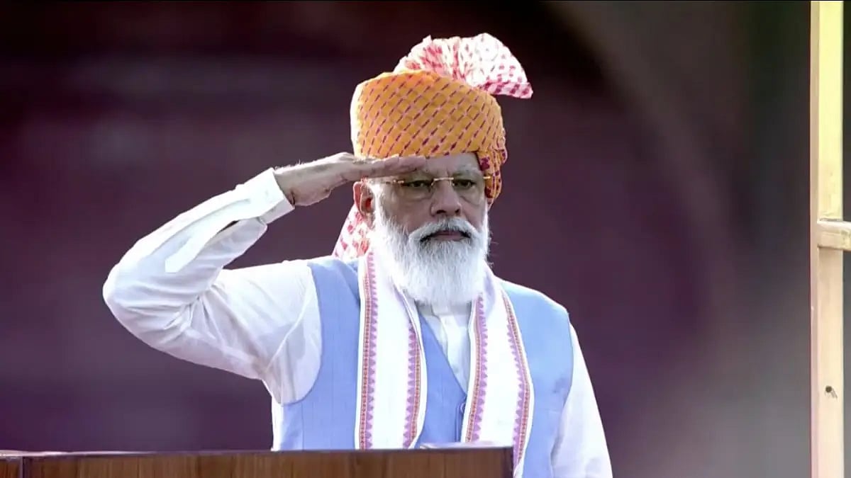PM Modi’s Address To Nation From Red Fort On Guru Tegh Bahadur Anniversary Today