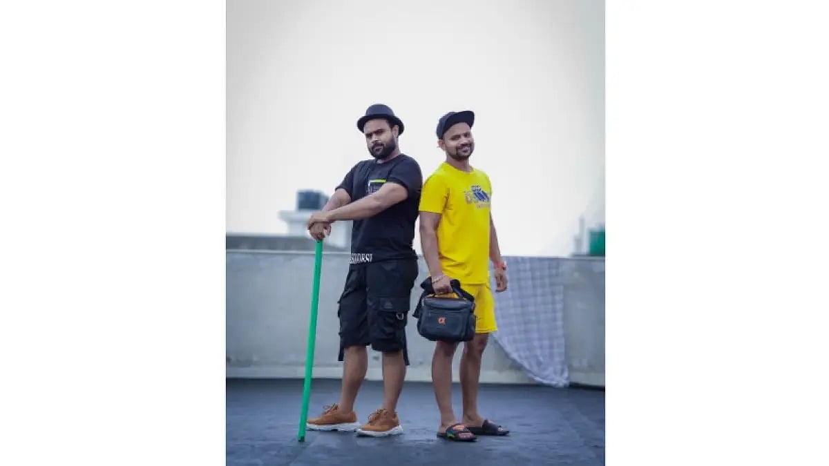 Mohd Asif aka Master Ji and Nadeem aka Bunny of YouTube channel Sevengers
