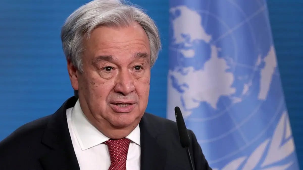  UN Secretary General Antonio Guterres 