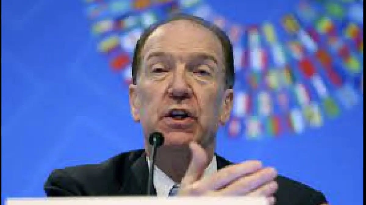 World Bank President David Malpass.(File photo)