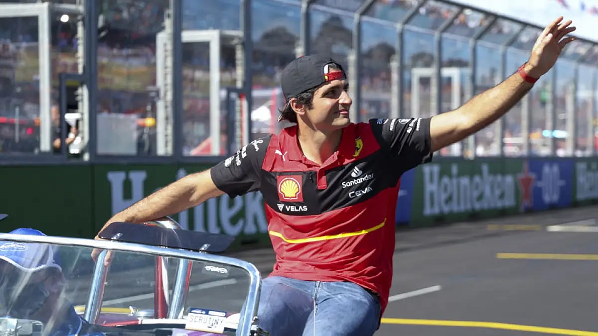 Carlos Sainz joined Ferrari from McLaren in 2021 on a two-year contract.
