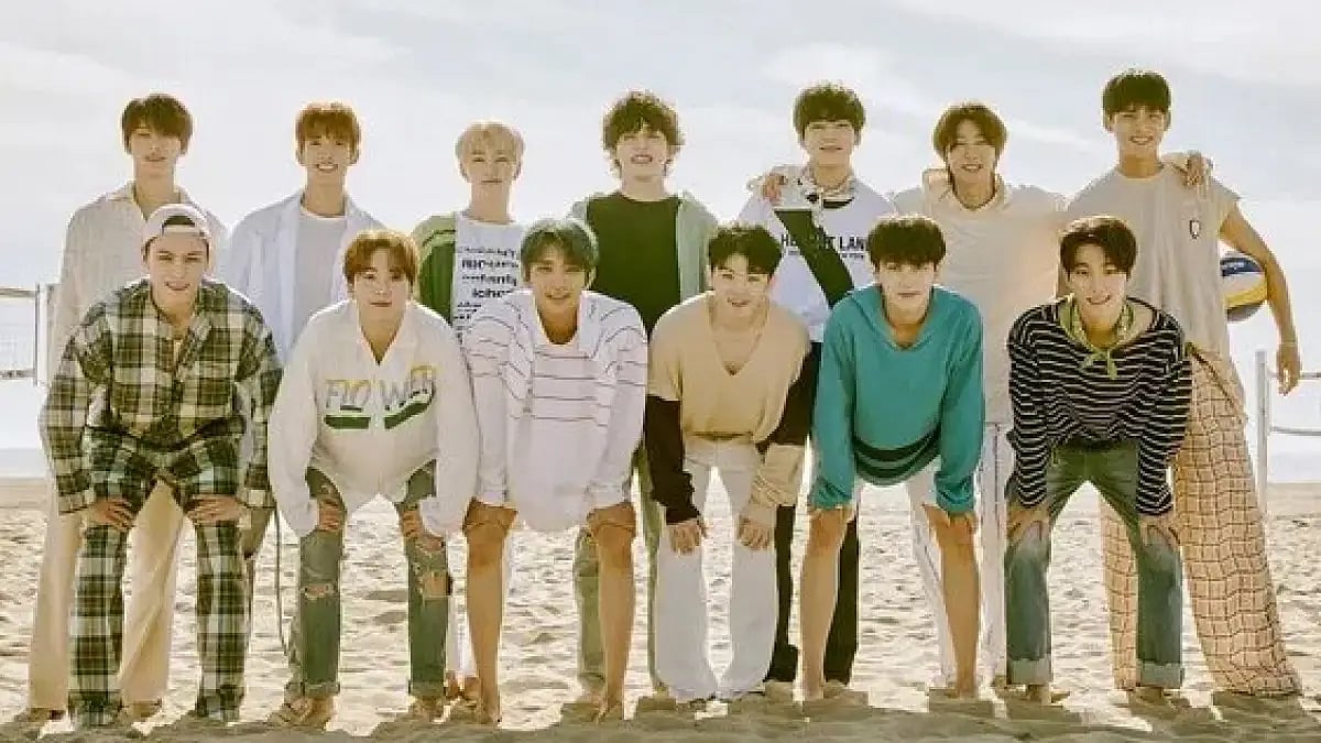 South Korean boy band SEVENTEEN