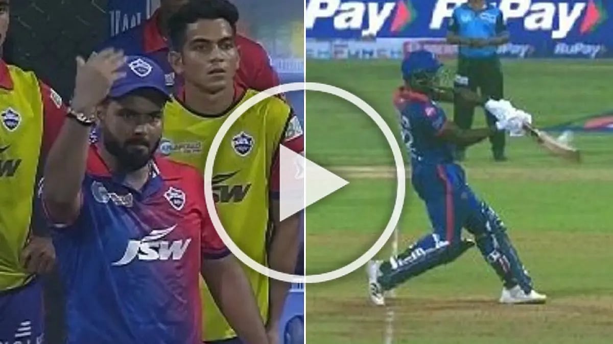 Rishabh Pant almost ended the Delhi Capitals vs Rajasthan Royals, IPL 2022 match a little early. 