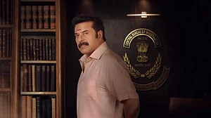 Actor Mammootty in the film CBI 5: The Brain