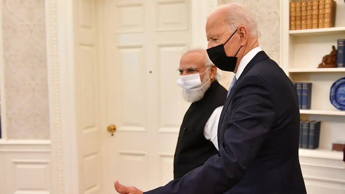 Indian Prime Minister Narendra Modi and US President Joe Biden