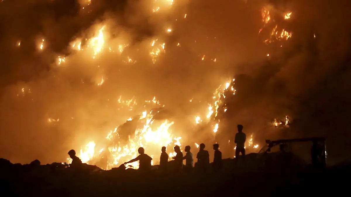 Bhalswa Landfill Fire