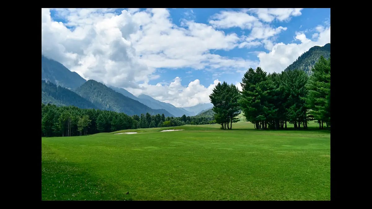 J&K is home to international standard golf courses