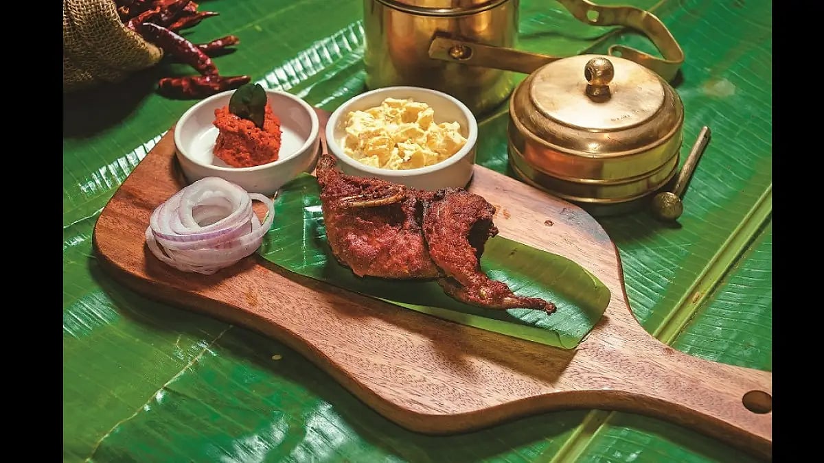 Quail fry, also known as kadaai fry