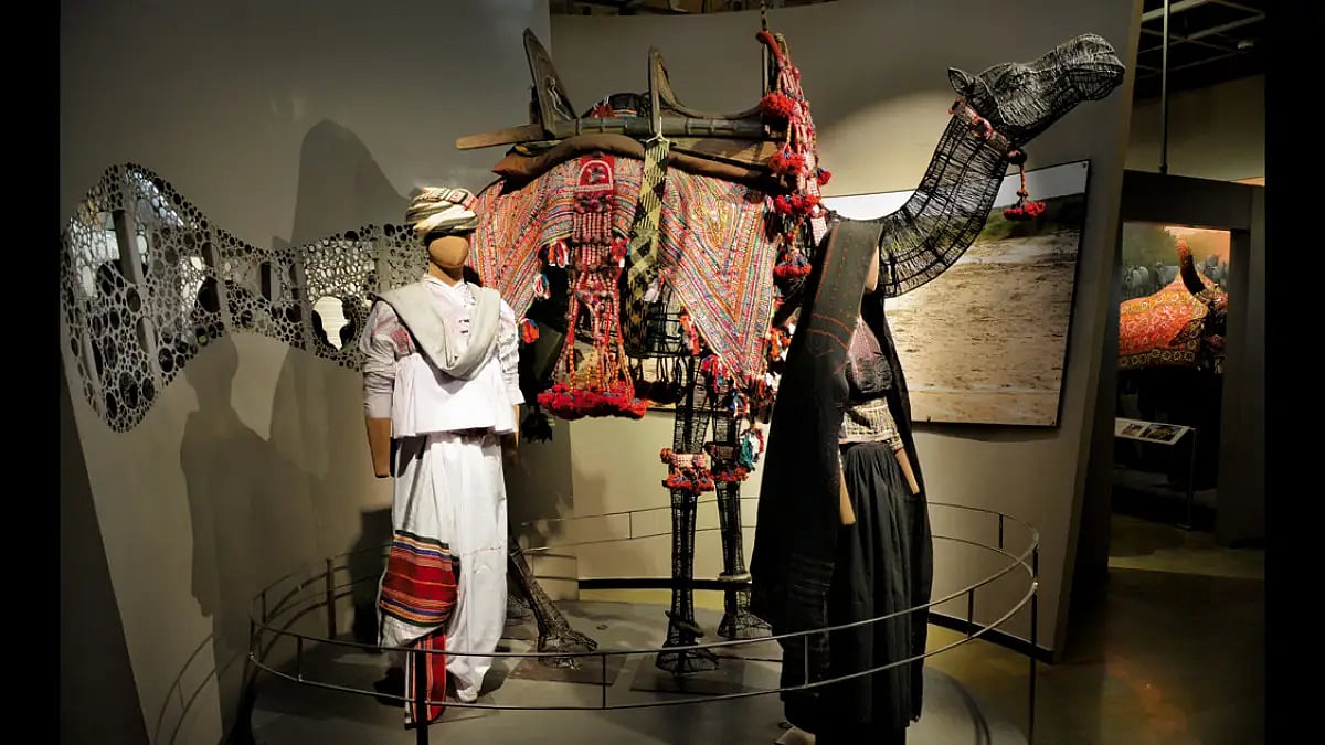 At the Shrujan Crafts Museum in Kutch